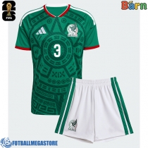 Fotballdrakt Barn Mexico Cesar Montes #3 Hjemmedraktsett VM 2026 Kortermet (+ Korte bukser)